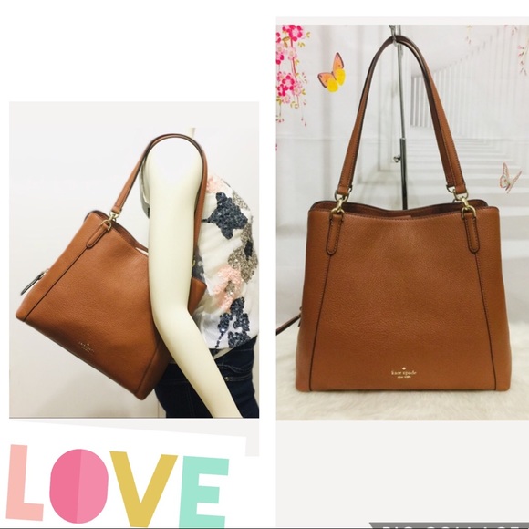 Nwt Kate Spade triple compartment shoulder bag… - Picture 2 of 10